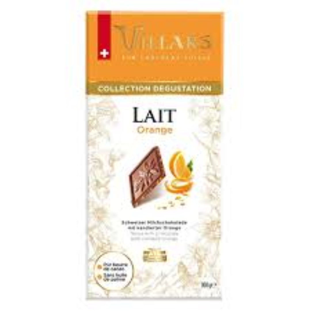 VILLARS CHOCOLATE MILK ORANGE 100G 